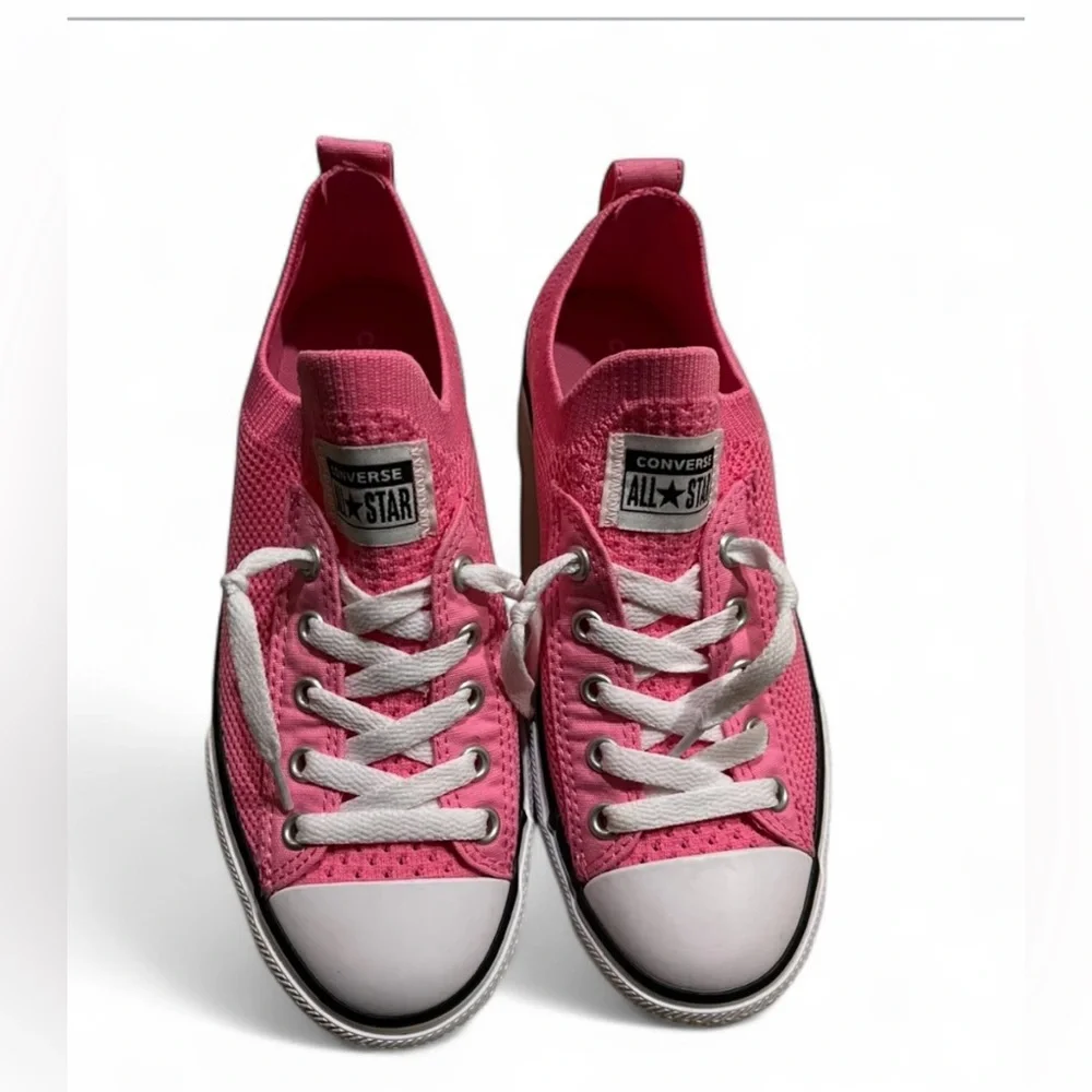 GIRLS CONVERSE ALL STAR SNEAKERS - Picture 6 of 11